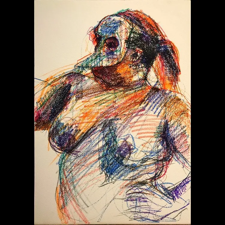 Figure Drawings, marker on paper (5)