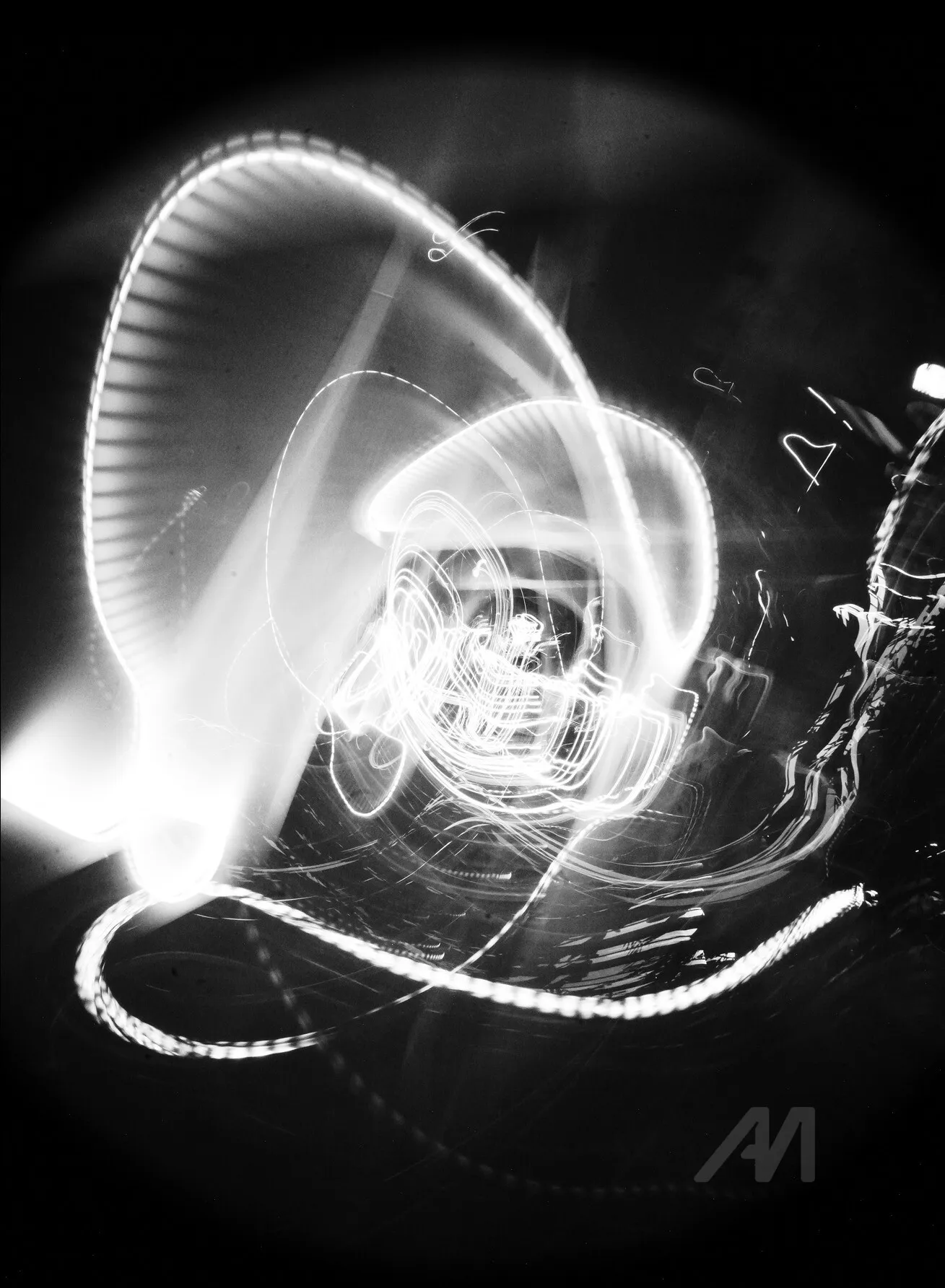 Light Matter, photo montage on paper
