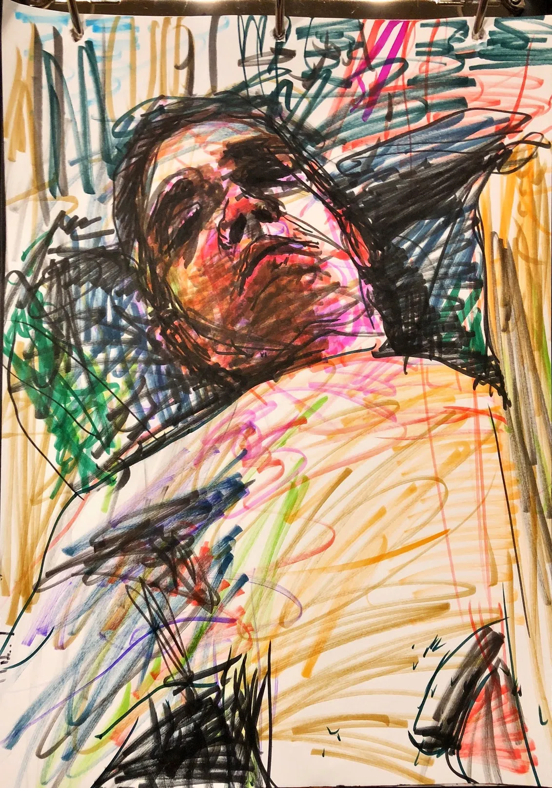 Male figure drawing